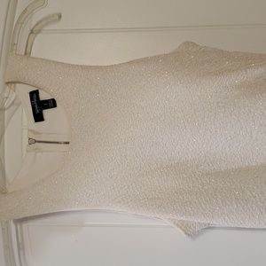 Speechless, size 7, white sparkle bodycon dress, worn once!